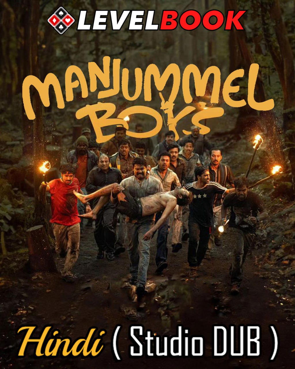 Manjummel Boys (2024) South Hindi Movie [Hindi (ST Dub) – Malayalam] HDTS 480p, 720p & 1080p Download